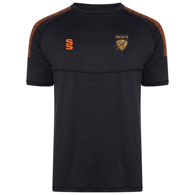 Dual Gym T-shirt : Black Melange