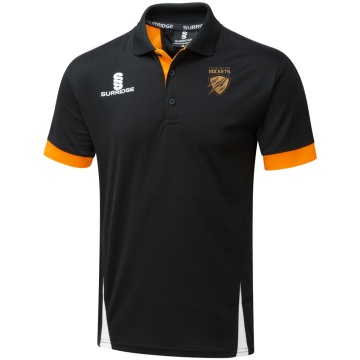 Blade Polo Shirt : Black/Orange/White