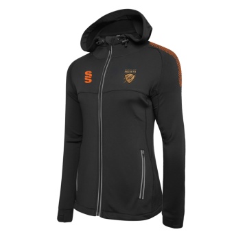 Women's Dual Full Zip Hoody : Black